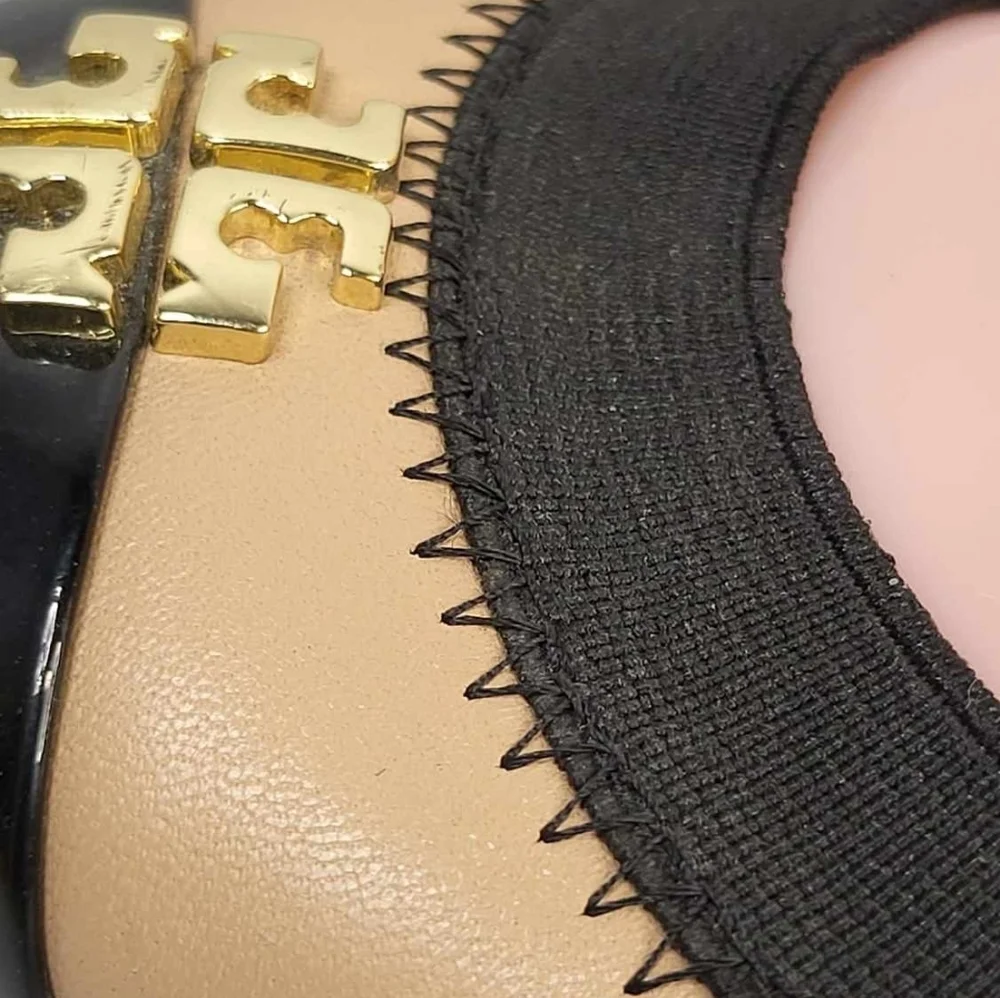 Tory Burch. Jolie‎ Two-Tone Ballet Flat. Size 7 M